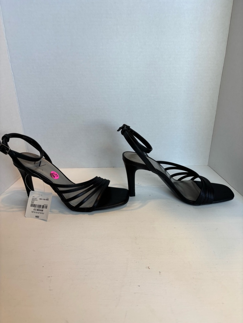 WORTHINGTON ESTERO Women’s Heeled Dress Sandals Black size 8.5 brand new